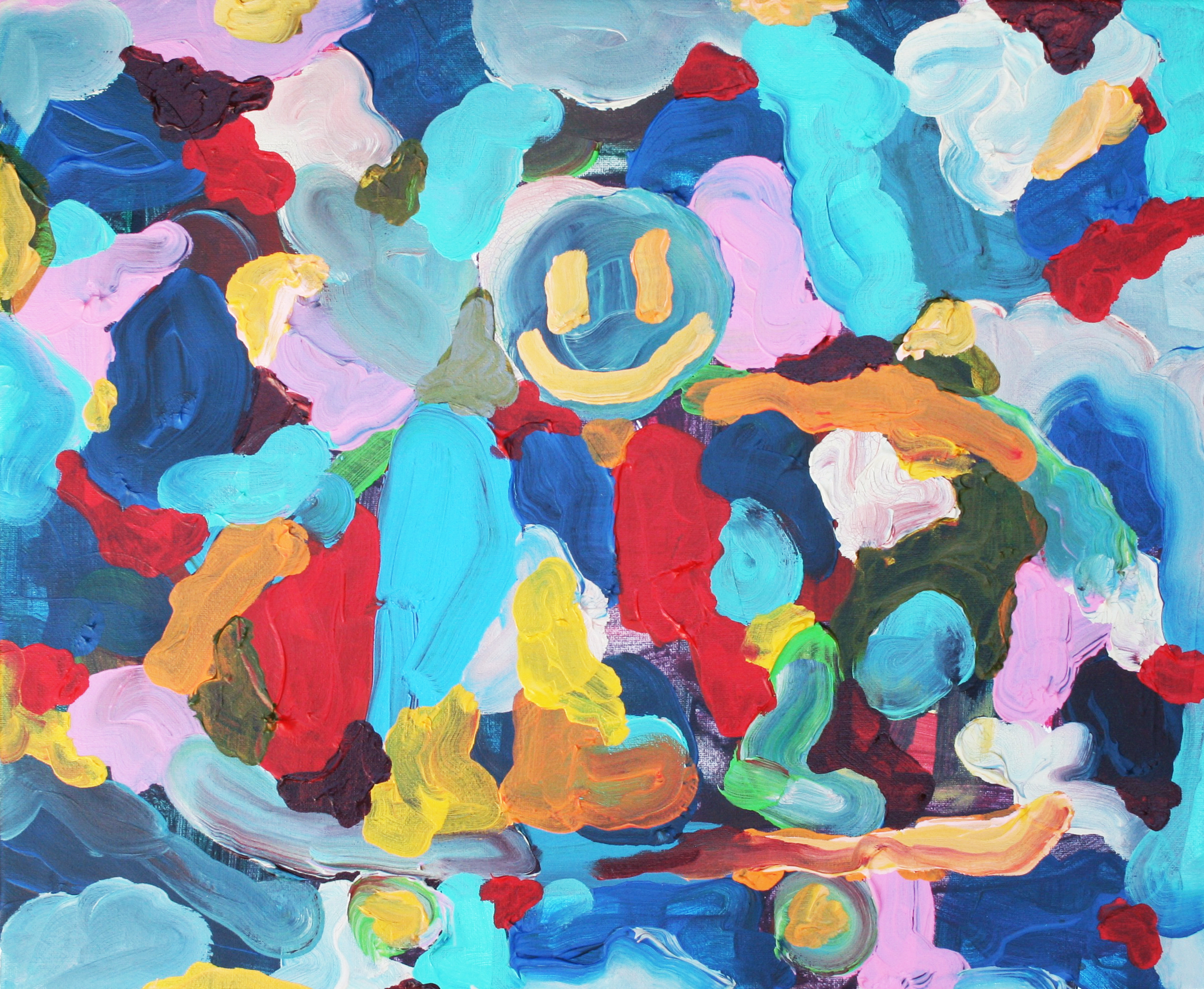 Painting by Pat Ngoho, Good Day