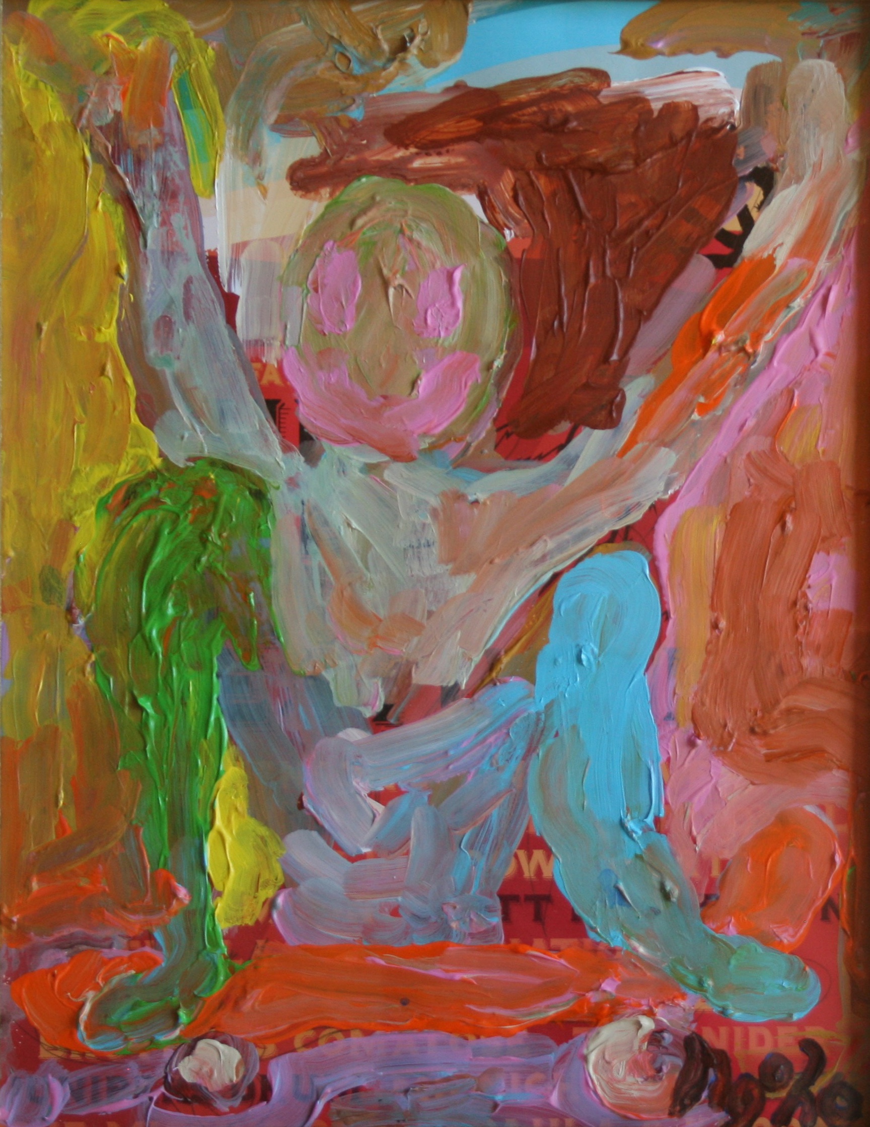Painting by Pat Ngoho, Look Ahead